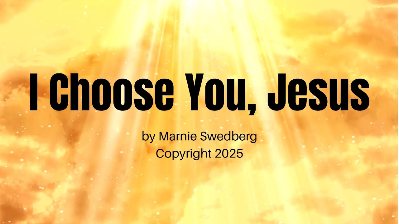 I Choose You, Jesus Cover Image