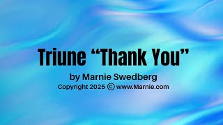 Triune Thank You Cover Image